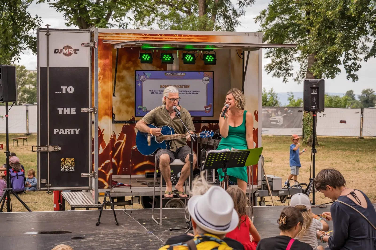 Live-Musik am Music Truck